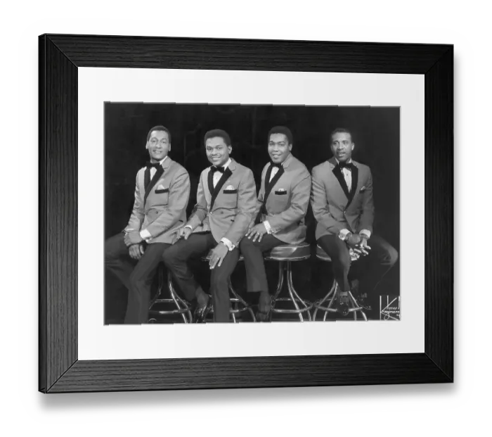 Framed Print : The Four Tops Portrait Session Framed Print : The Four Tops Portrait Session