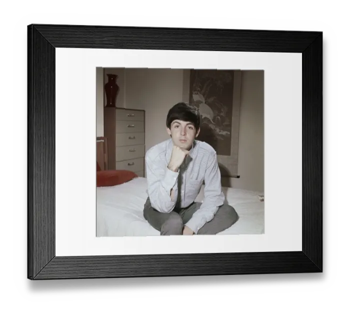 Framed Print : Portrait On A Bed Framed Print : Portrait On A Bed