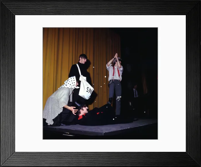 Framed Print : Beatles Press Conference Framed Print : Beatles Press Conference