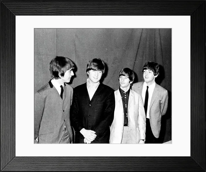 Framed Print : Beatles Press Conference In NY Framed Print : Beatles Press Conference In NY