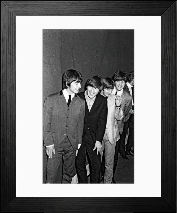 Framed Print : Beatles Press Conference In NY Framed Print : Beatles Press Conference In NY