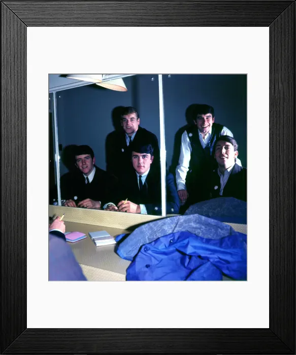 Framed Print : Dave Clark 5 Portrait In A Mirror