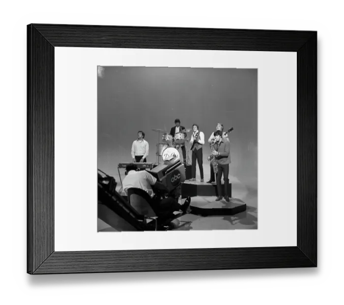 Framed Print : Dave Clark 5 On A TV Show Framed Print : Dave Clark 5 On A TV Show