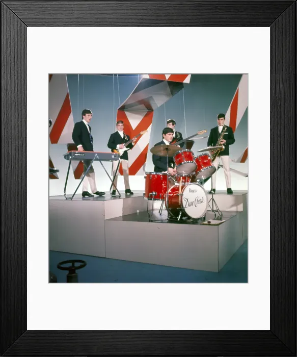 Framed Print : Dave Clark 5 On A TV Show Framed Print : Dave Clark 5 On A TV Show