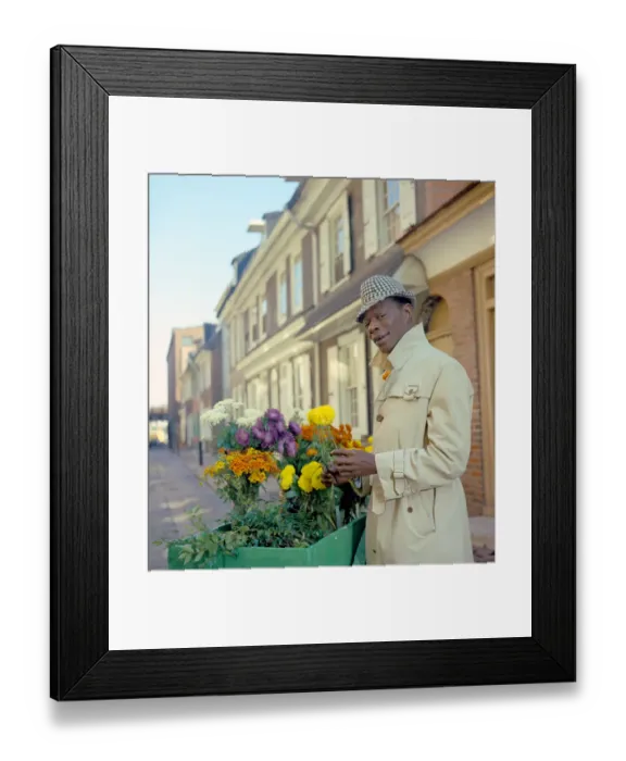 Framed Print : Nat King Cole Portrait Session In LA