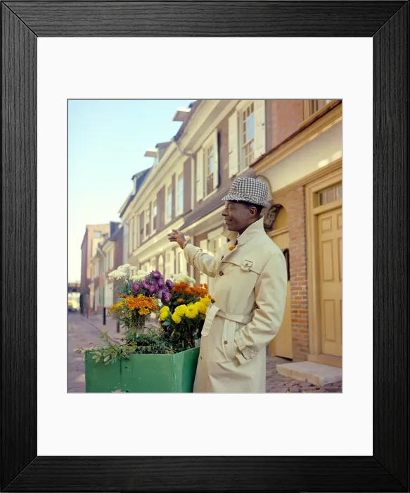Framed Print : Nat King Cole Portrait Session In LA Framed Print : Nat King Cole Portrait Session In LA