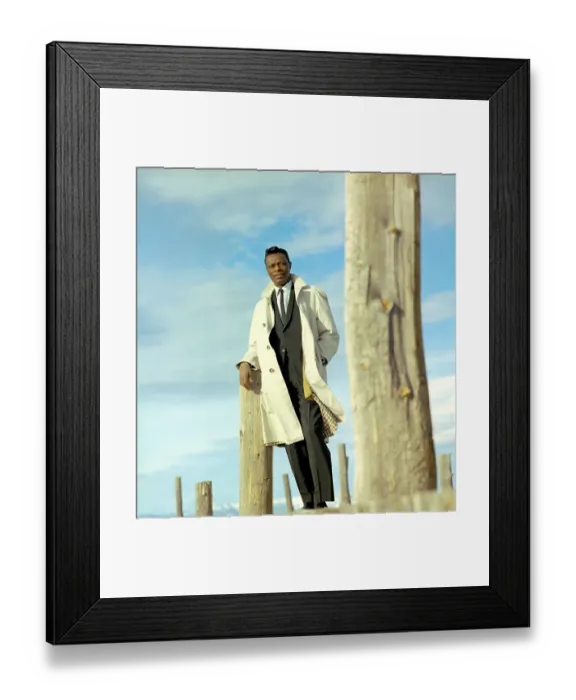 Framed Print : Nat King Cole Portrait Session In LA Framed Print : Nat King Cole Portrait Session In LA