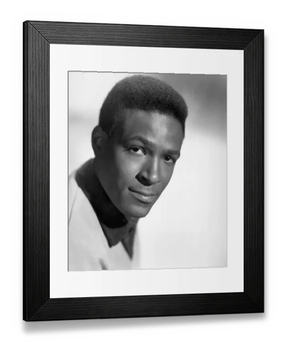 Framed Print : Marvin Gaye Portrait Framed Print : Marvin Gaye Portrait