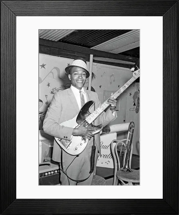Framed Print : Playing The Bass At Freedomland Framed Print : Playing The Bass At Freedomland