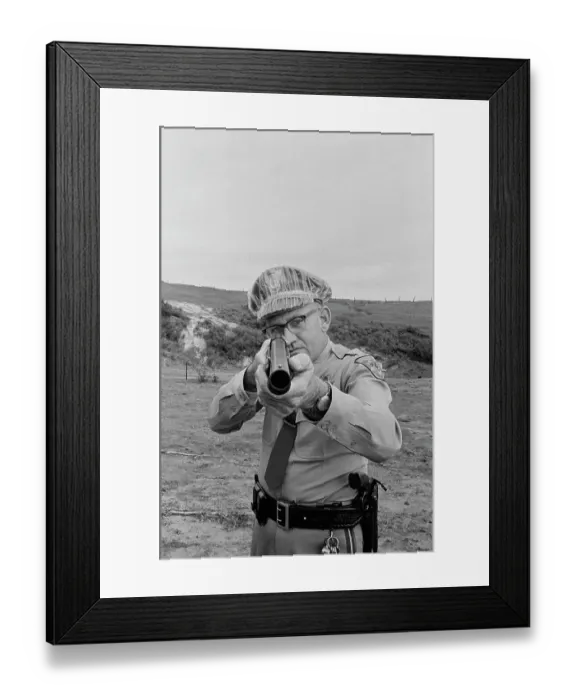 Framed Print : CHP Target Practice Framed Print : CHP Target Practice