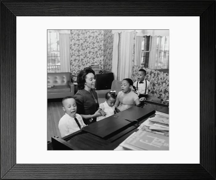 Framed Print : Martin Luther King Jr.'s Family Framed Print : Martin Luther King Jr.'s Family