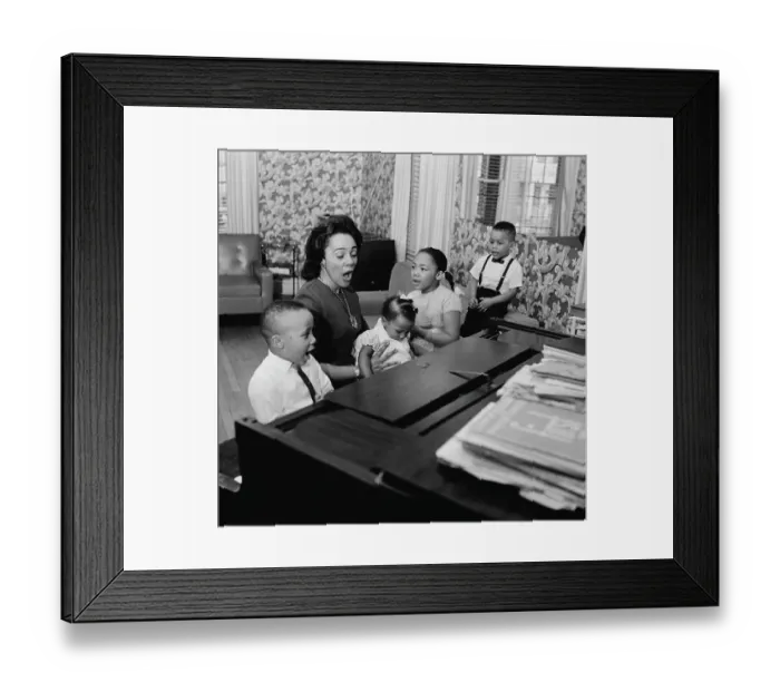 Framed Print : Martin Luther King Jr.'s Family