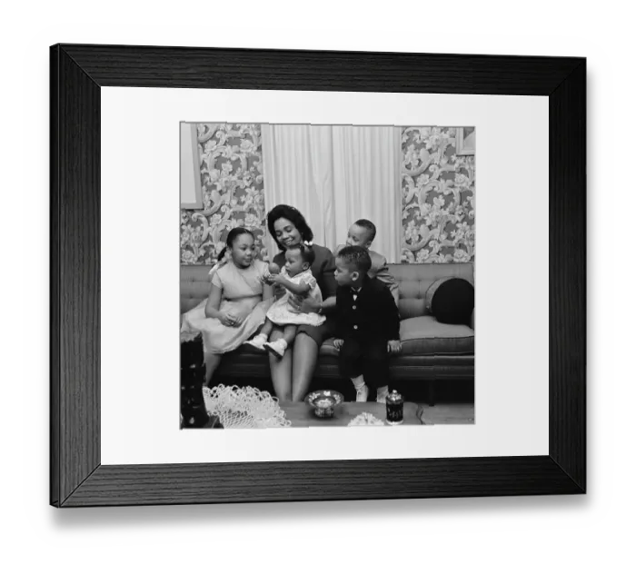 Framed Print : Martin Luther King Jr.'s Family Framed Print : Martin Luther King Jr.'s Family