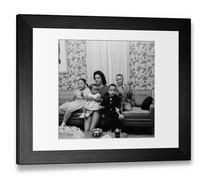 Framed Print : Martin Luther King Jr.'s Family Framed Print : Martin Luther King Jr.'s Family