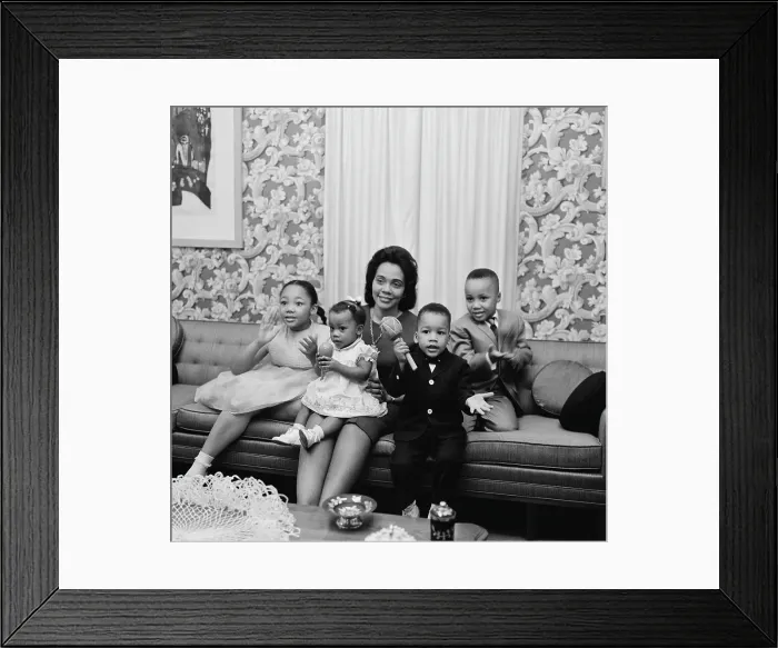 Framed Print : Martin Luther King Jr.'s Family