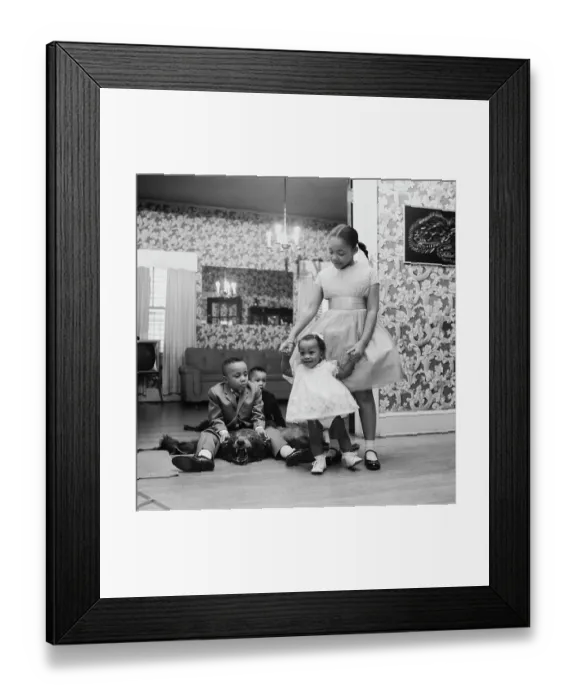 Framed Print : Martin Luther King Jr.'s Family Framed Print : Martin Luther King Jr.'s Family