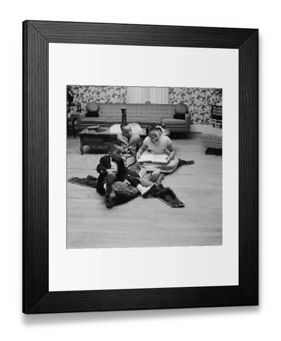 Framed Print : Martin Luther King Jr.'s Family Framed Print : Martin Luther King Jr.'s Family