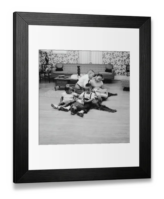 Framed Print : Martin Luther King Jr.'s Family Framed Print : Martin Luther King Jr.'s Family