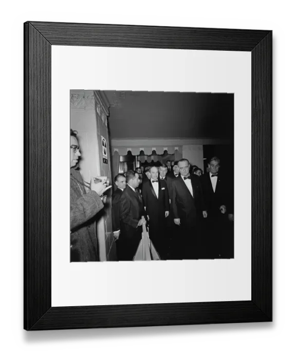 Framed Print : LBJ In NYC Framed Print : LBJ In NYC