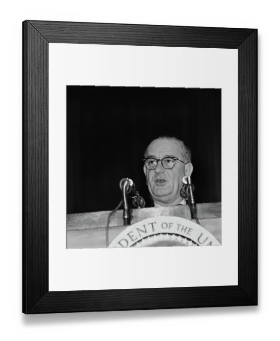 Framed Print : LBJ In NYC Framed Print : LBJ In NYC