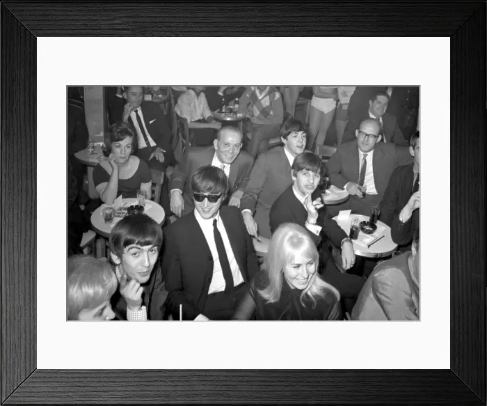 Framed Print : Beatles Visit The Peppermint Lounge In NY Framed Print : Beatles Visit The Peppermint Lounge In NY