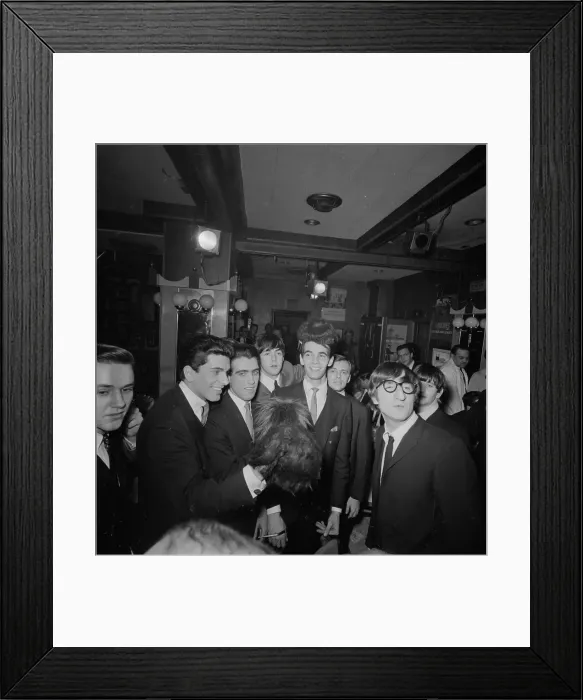 Framed Print : Beatles Visit The Peppermint Lounge In NY Framed Print : Beatles Visit The Peppermint Lounge In NY