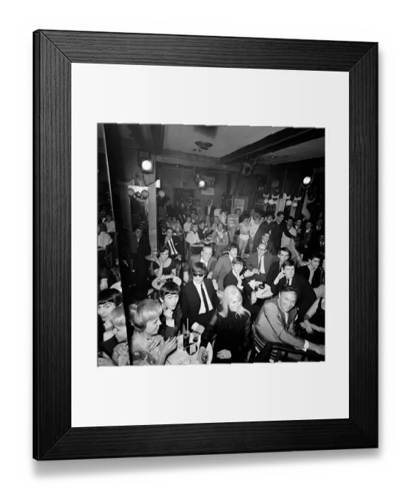 Framed Print : Beatles Visit The Peppermint Lounge In NY Framed Print : Beatles Visit The Peppermint Lounge In NY