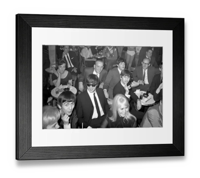 Framed Print : Beatles Visit The Peppermint Lounge In NY Framed Print : Beatles Visit The Peppermint Lounge In NY