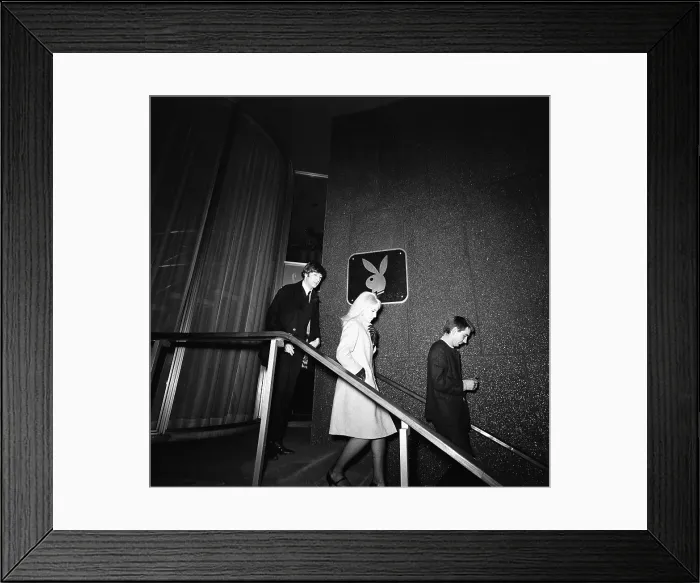 Framed Print : Visiting The Playboy Club In NY
