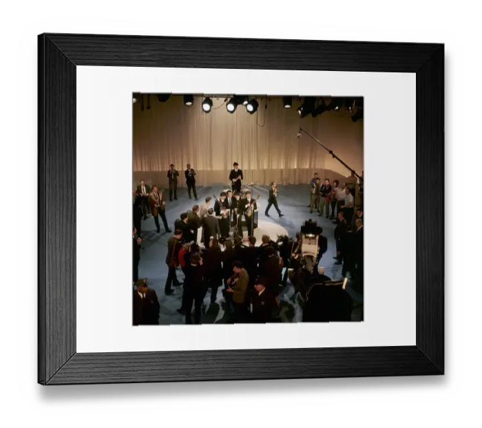 Framed Print : The Beatles On The Ed Sullivan Show Framed Print : The Beatles On The Ed Sullivan Show