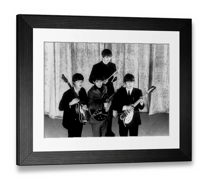 Framed Print : The Beatles Pose During Rehearsals For The Ed Sullivan Show Framed Print : The Beatles Pose During Rehearsals For The Ed Sullivan Show