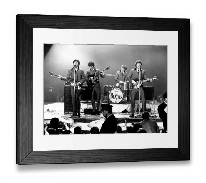 Framed Print : Beatles At The Washington Coliseum Framed Print : Beatles At The Washington Coliseum