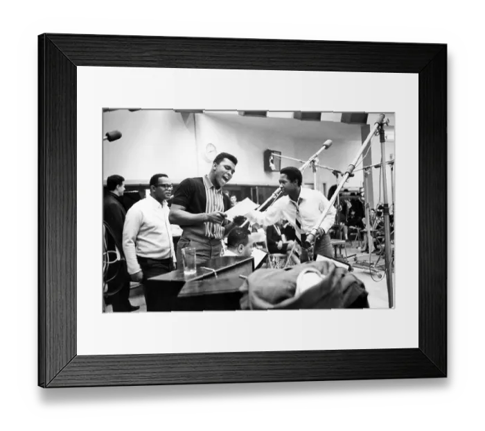 Framed Print : Sam Cooke And Muhammad Ali Framed Print : Sam Cooke And Muhammad Ali