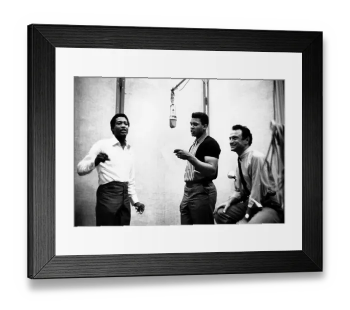 Framed Print : Sam Cooke And Muhammad Ali Framed Print : Sam Cooke And Muhammad Ali