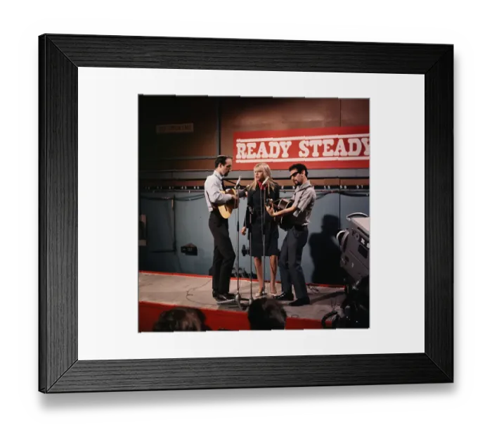 Framed Print : Peter Paul And Mary on Ready, Steady, Go! Framed Print : Peter Paul And Mary on Ready, Steady, Go!