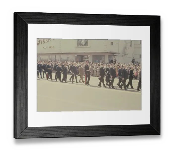 Framed Print : MacArthur's Funeral Framed Print : MacArthur's Funeral