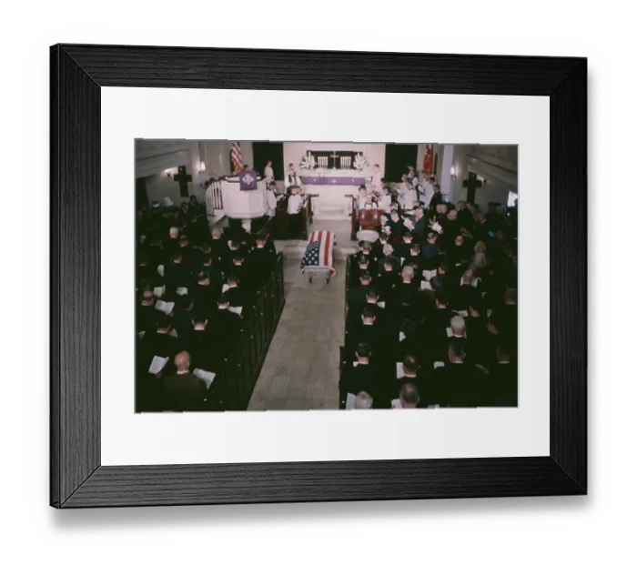 Framed Print : MacArthur's Funeral