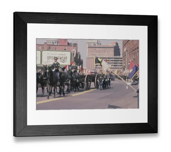 Framed Print : MacArthur's Funeral