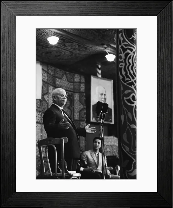 Framed Print : Khrushchev In Cairo Framed Print : Khrushchev In Cairo