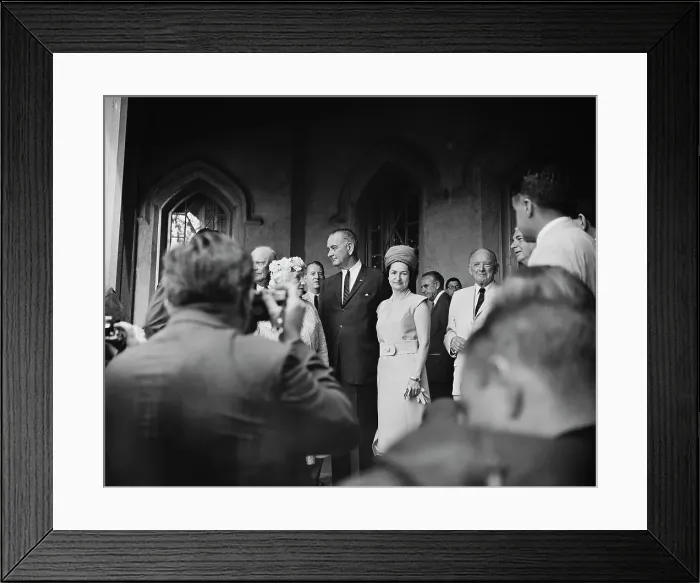 Framed Print : Marshall Library Dedication