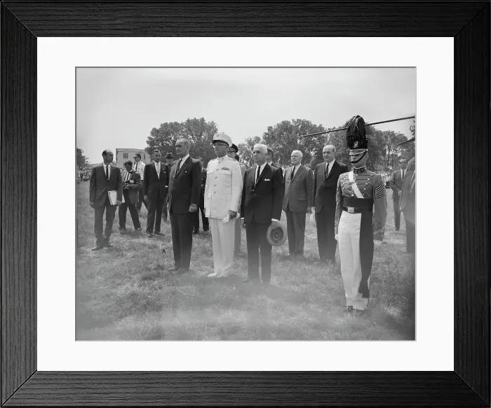 Framed Print : Marshall Library Dedication Framed Print : Marshall Library Dedication