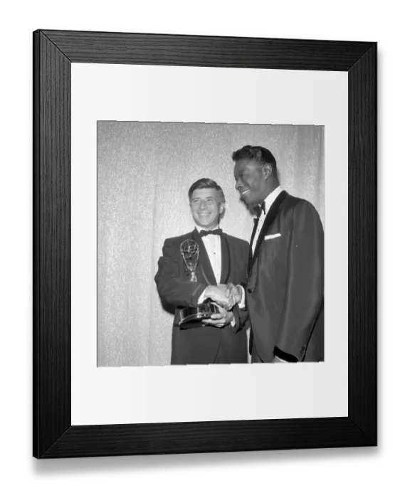 Framed Print : Bernstein & Cole At Emmy Awards Framed Print : Bernstein & Cole At Emmy Awards