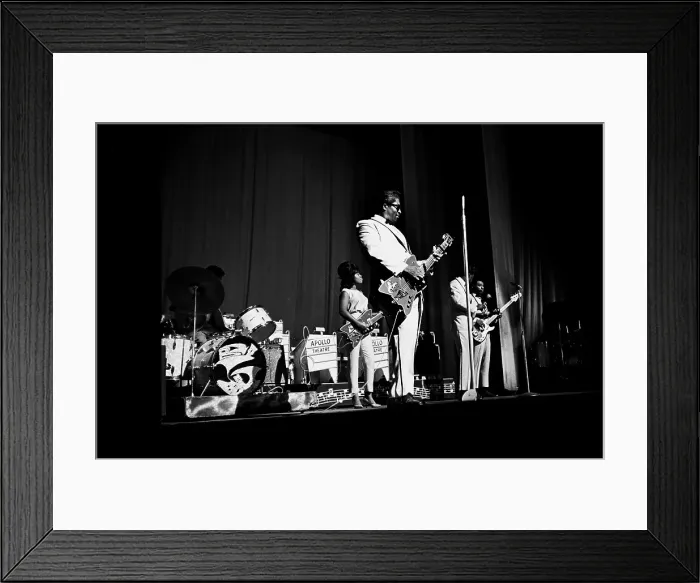 Framed Print : Bo Diddley At The Apollo Framed Print : Bo Diddley At The Apollo