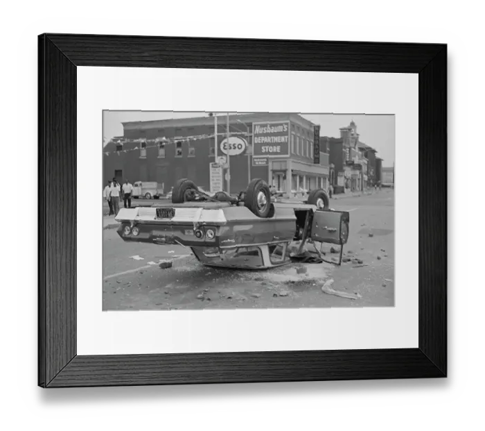 Framed Print : 1964 Rochester Race Riot Framed Print : 1964 Rochester Race Riot
