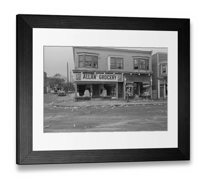 Framed Print : 1964 Rochester Race Riot Framed Print : 1964 Rochester Race Riot