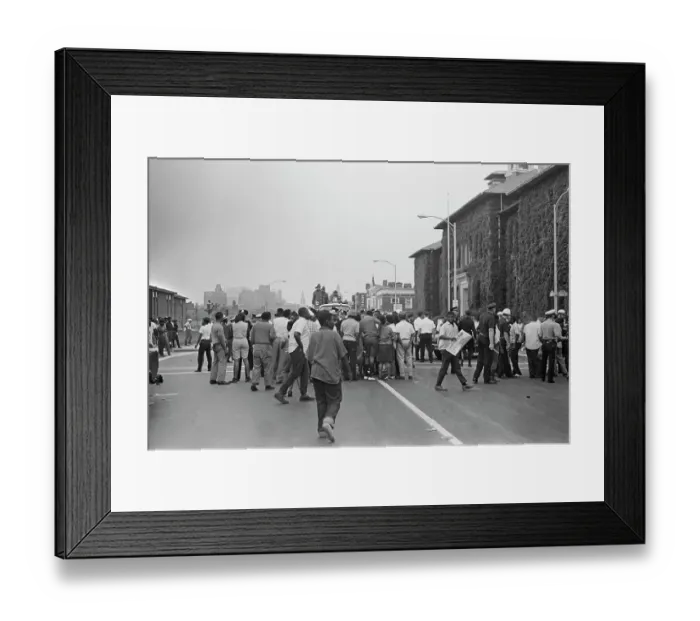 Framed Print : 1964 Rochester Race Riot