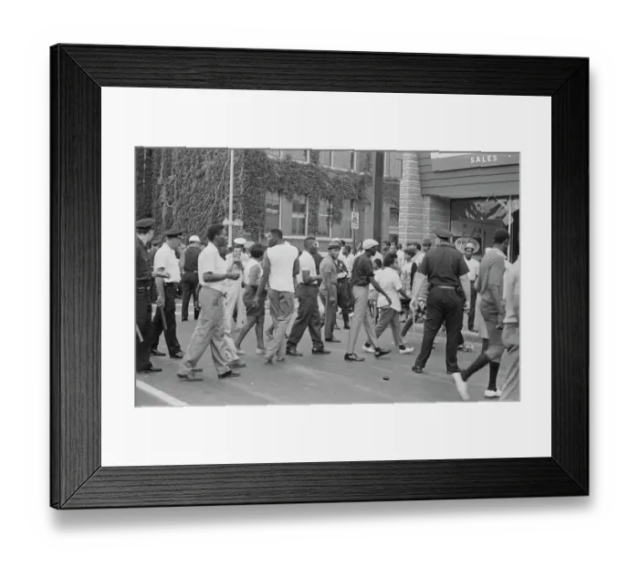 Framed Print : 1964 Rochester Race Riot Framed Print : 1964 Rochester Race Riot