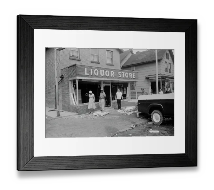 Framed Print : 1964 Rochester Race Riot Framed Print : 1964 Rochester Race Riot