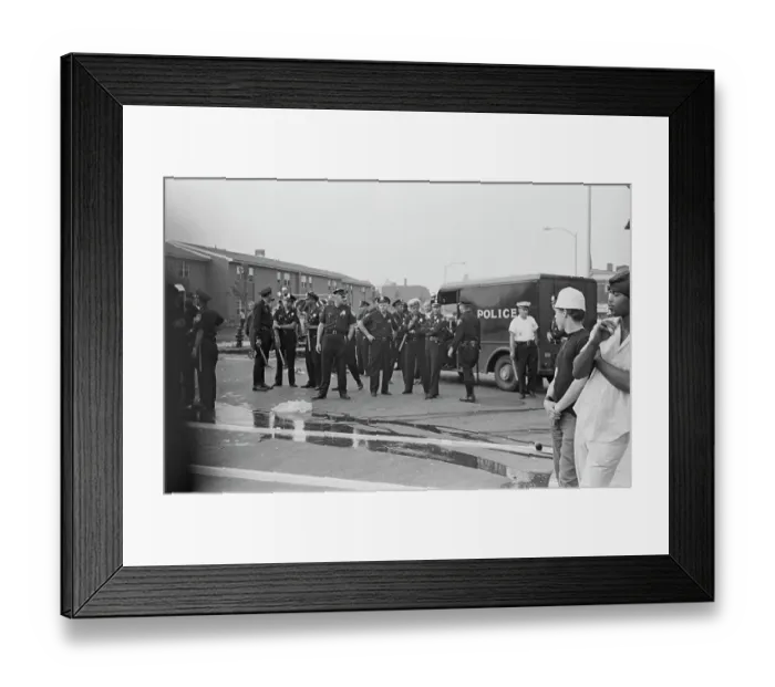 Framed Print : 1964 Rochester Race Riot Framed Print : 1964 Rochester Race Riot