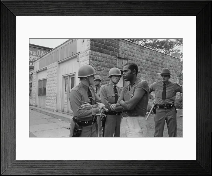 Framed Print : 1964 Rochester Race Riot Framed Print : 1964 Rochester Race Riot